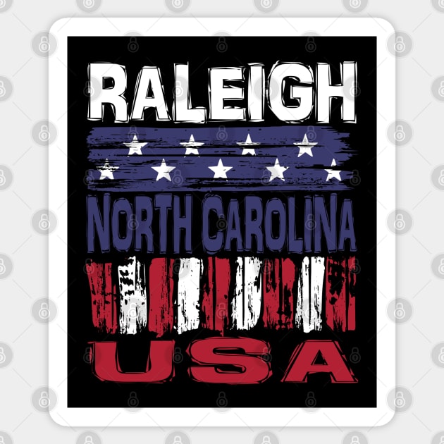 Releigh North Carolina USA T-Shirt Sticker by Nerd_art